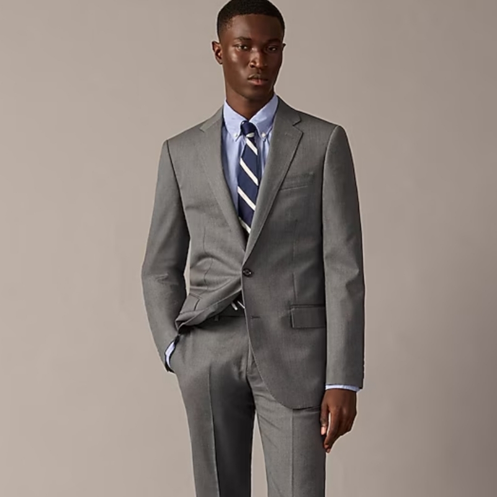 J.Crew Ludlow Slim-fit suit jacket with double vent in Italian wool 34S